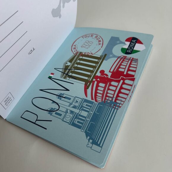 Disney Italy Rome Postcard Set Mickey and Minnie - Picture 1 of 9